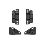 Team Associated ASC6401 RC10 Front And Rear Arm Mounts, Black