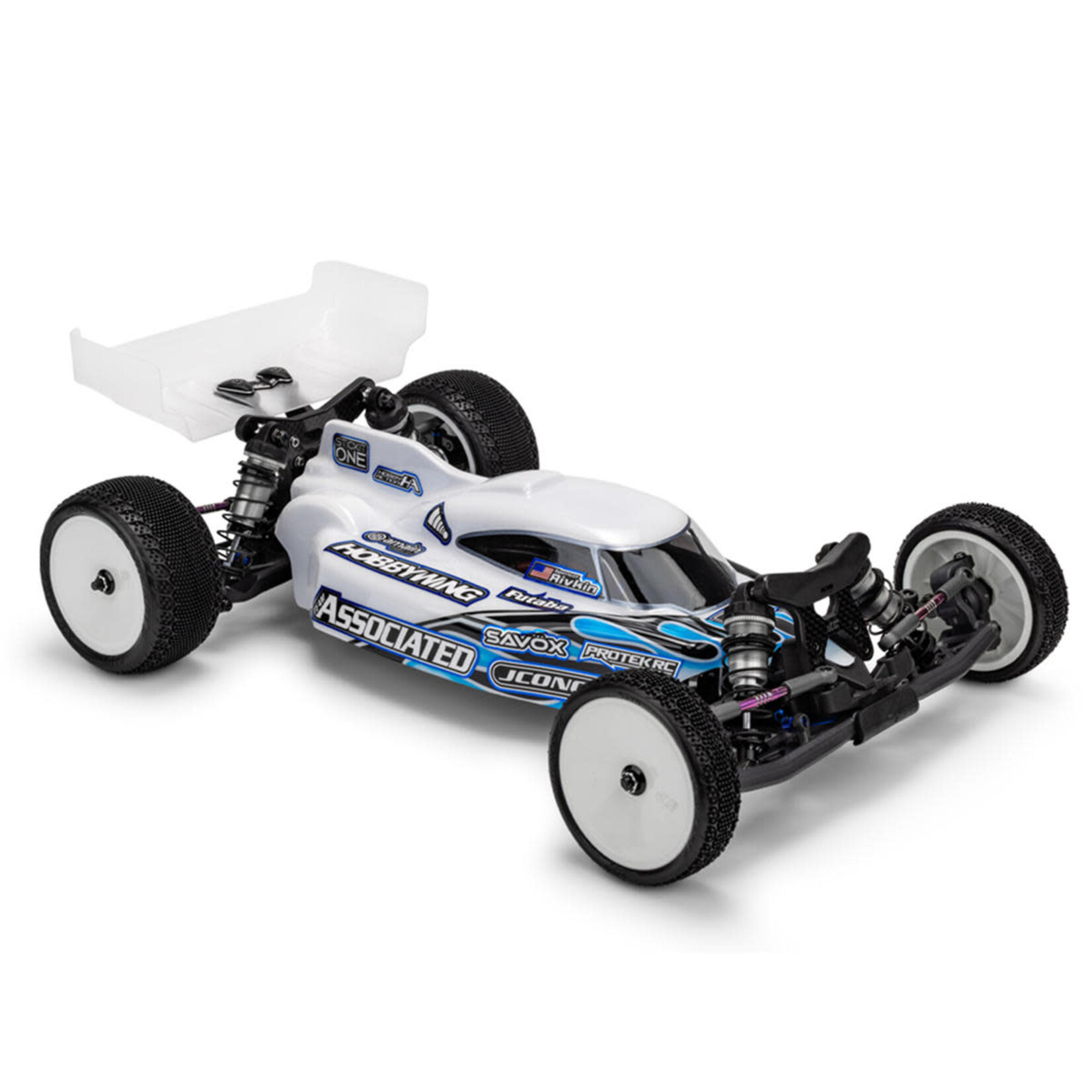 JConcepts JCO0723L JConcepts Team Associated RC10B7/B7D "Striker" 1/10 2WD Buggy Body w/Carpet Wing (Clear) (Lightweight)