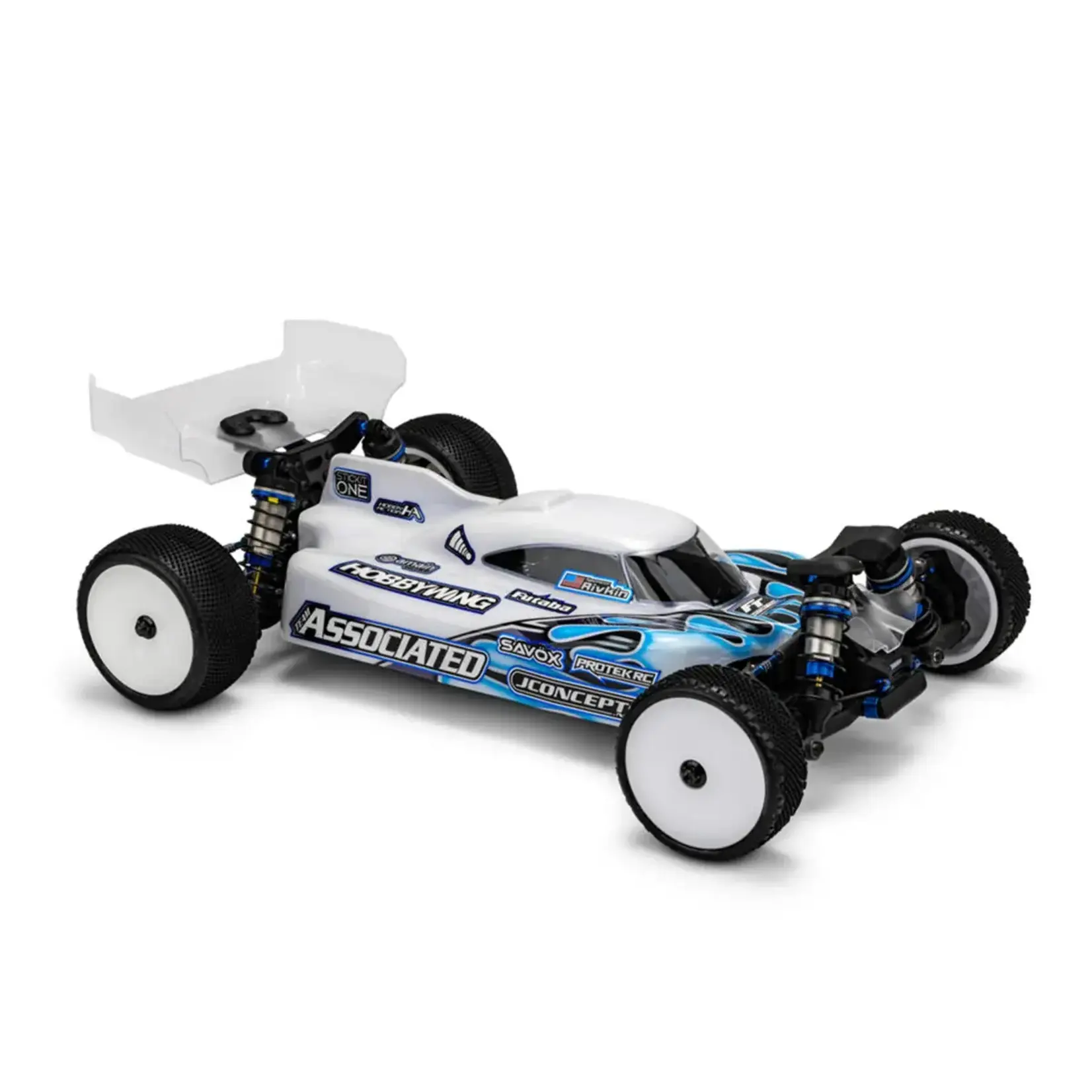 JConcepts JCO0724L JConcepts Team Associated RC10B84 "Striker" 1/10 4WD Buggy Body w/Turf Wing (Clear) (Lightweight)