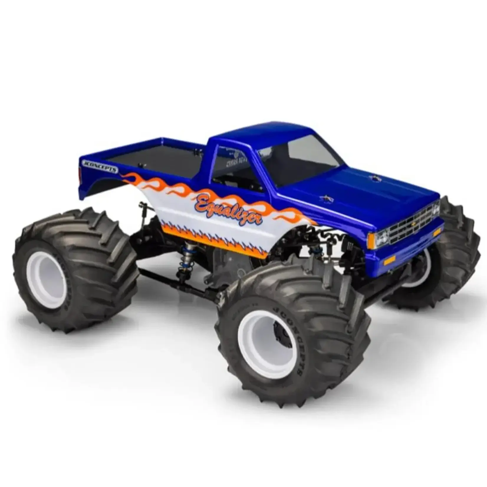 JConcepts JCO0369 JConcepts 1990 Chevy S10 Regular Cab 1/10 Monster Truck Body (Clear) (13.0”)