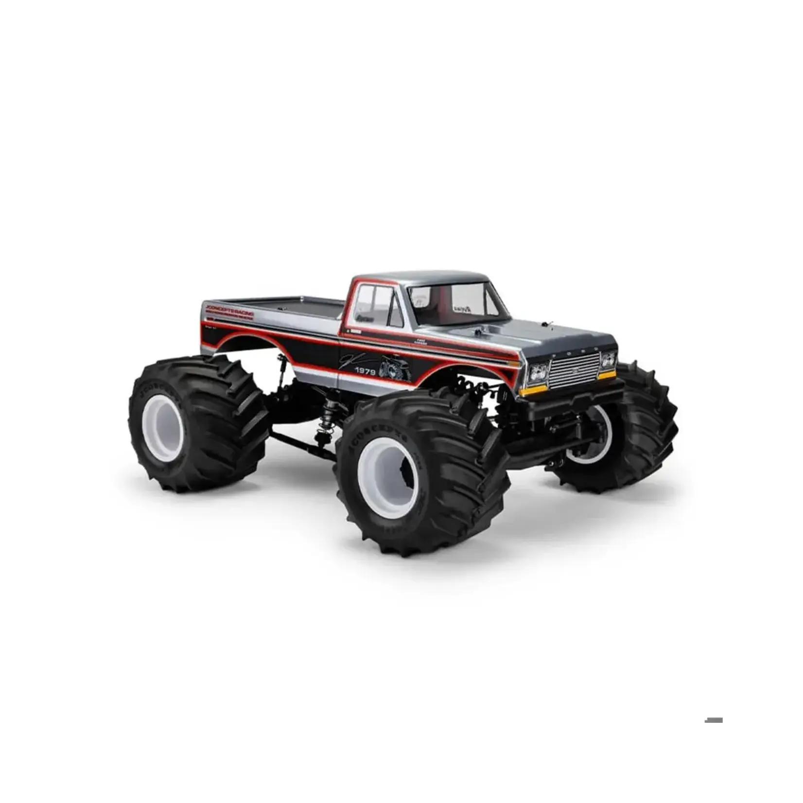 JConcepts JCO0481 JConcepts 1979 Ford F-250 Single Cab 1/10 Monster Truck Body (Clear) (13.0”)