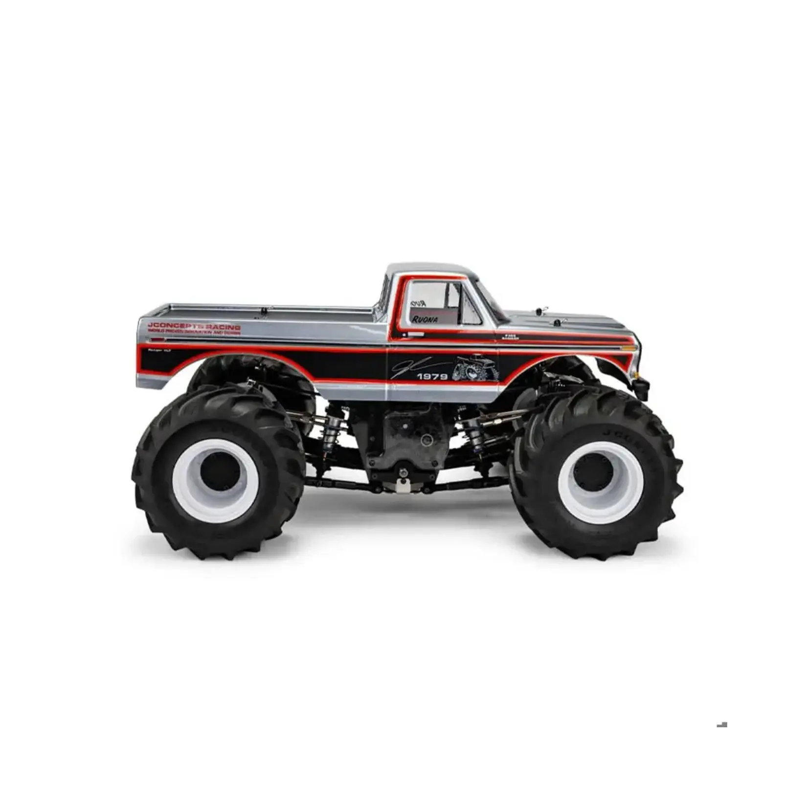 JConcepts JCO0481 JConcepts 1979 Ford F-250 Single Cab 1/10 Monster Truck Body (Clear) (13.0”)