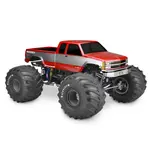 JConcepts JCO0339 JConcepts 1988 Chevy Silverado Extended Cab Monster Truck Body (Clear) (13.00")