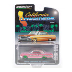 Greenlight GLT63010-A CHASE Greenlight 1964 Chevrolet Impala Lowrider Pink with Roses California Lowriders Series 1