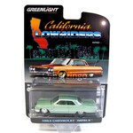 Greenlight GLT63010-B Greenlight 1963 Chevrolet Impala Lowrider Custom Light Green California Lowriders Series 1