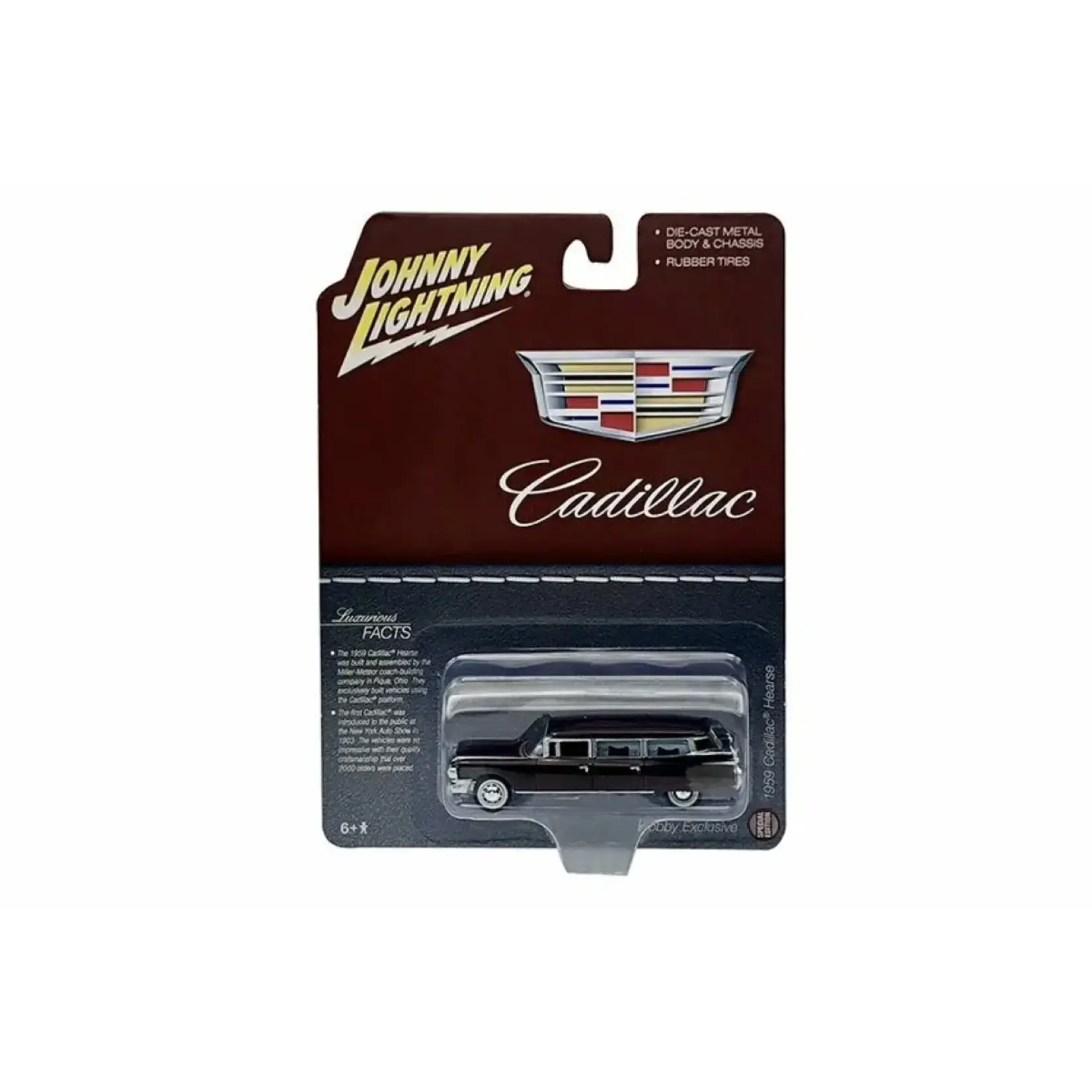Johnny Lightning JLSP113 Johnny Lightning 1959 Cadillac Hearse Brown