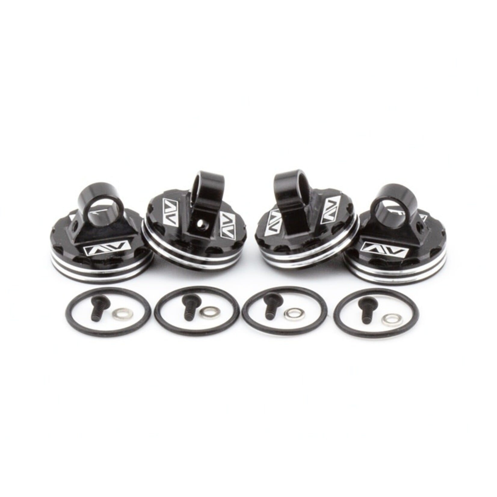 Avid RC AV10253 Avid AE 13MM Ringer Shock Caps - Avid Ringer Standoffs ONLY