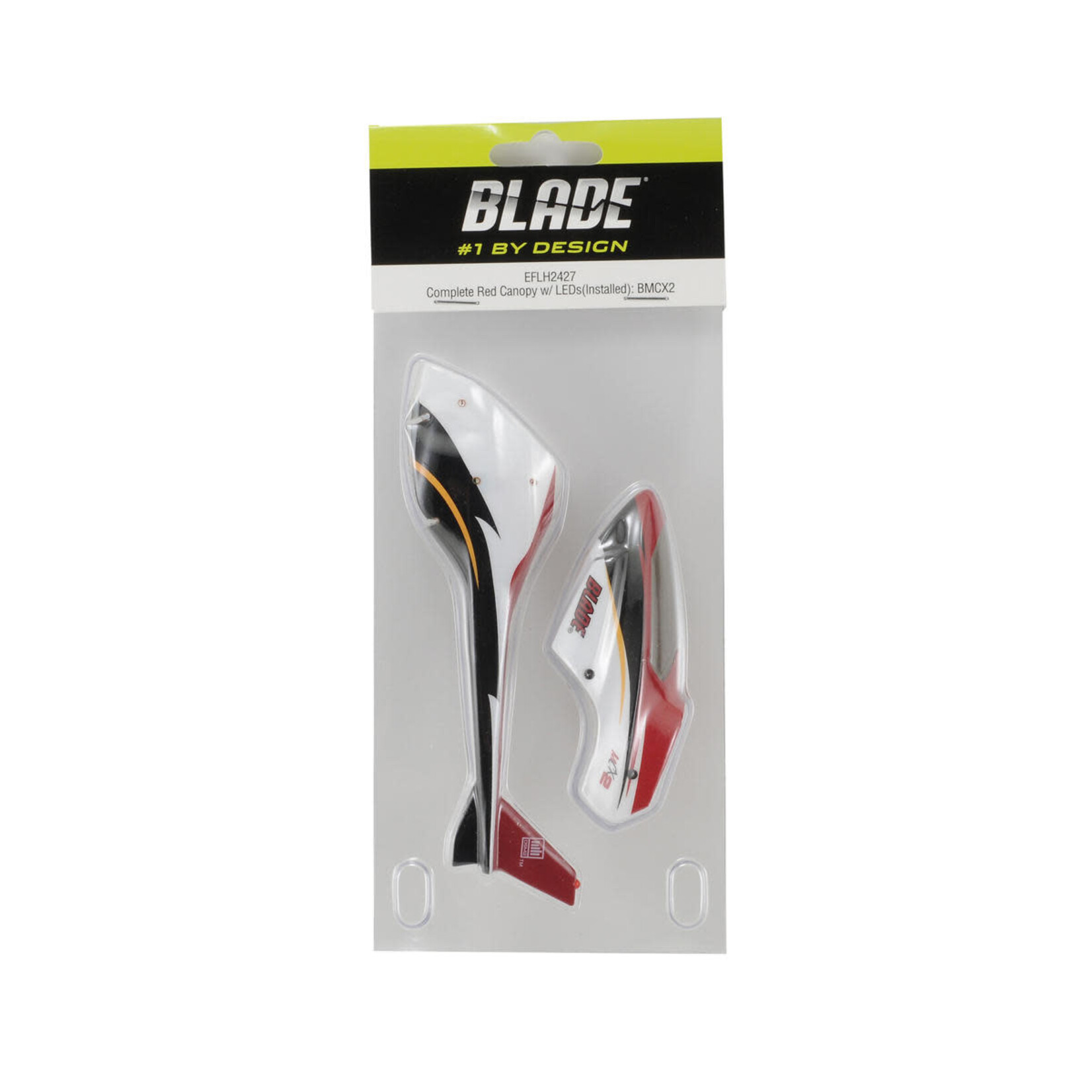 Blade EFLH2427 E-flite Complete Canopy w/Installed LEDs (Red) (mCX2)