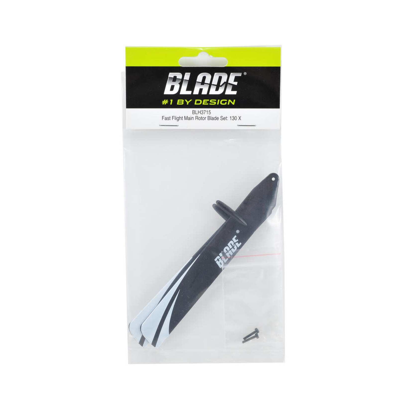 Blade BLH3715 Blade Fast Flight Main Rotor Blade Set (Black) (130 X)