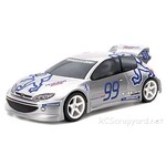 HPI Vintage HPI Peugeot 206 WRC Clear Body Unpainted