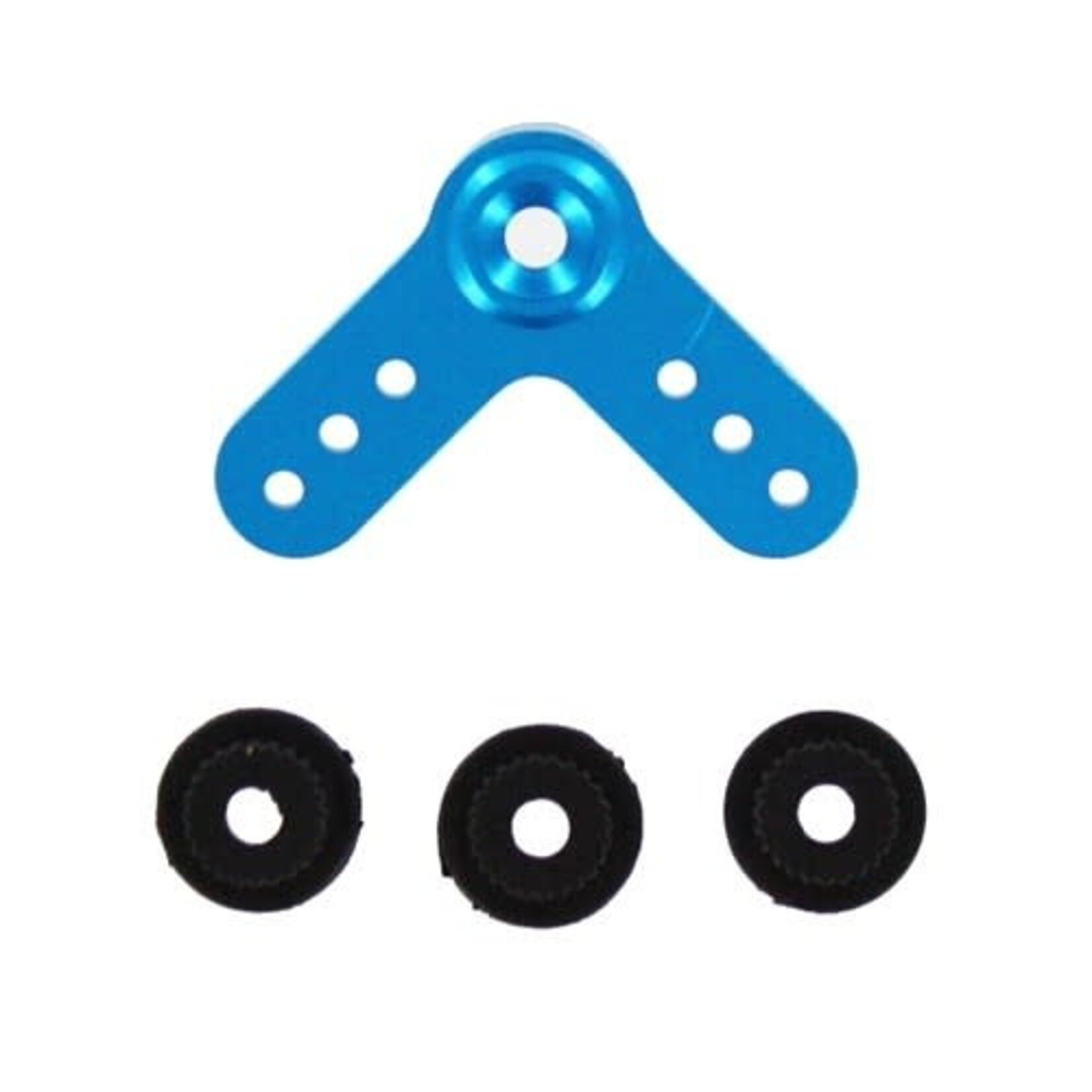 Redcat Racing 80236B Redcat Aluminum 90 degree Servo Horn 1P (Blue)