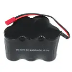 Red Cat RER50051 Redcat NiMH 5-Cell Receiver Battery Pack (6V/2500mAh) (Rampage)
