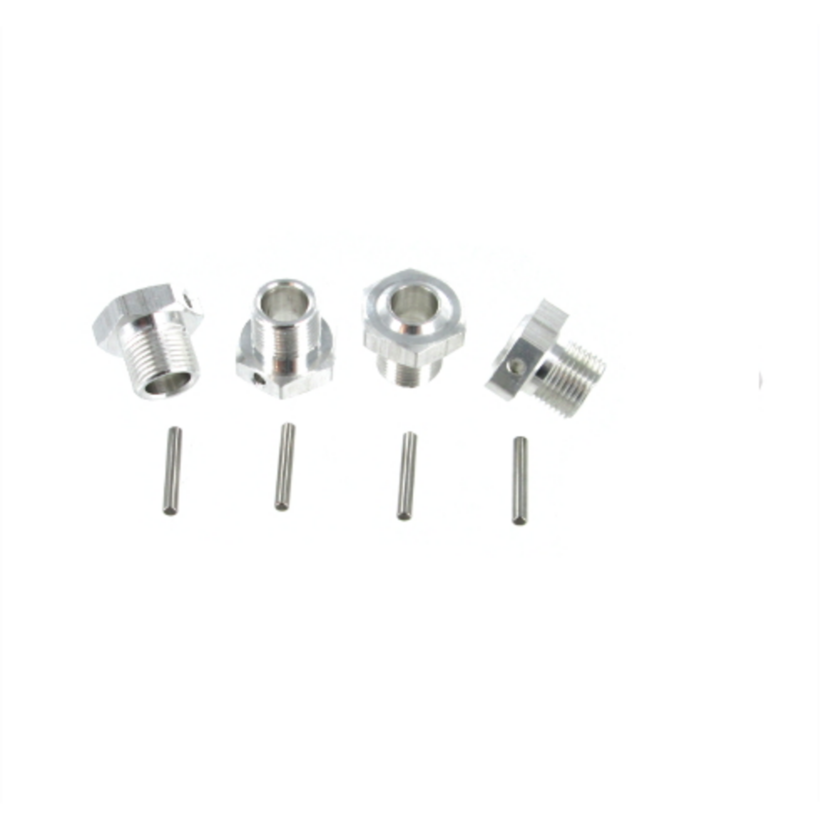 Redcat Racing BS810-007 Redcat Aluminum 17mm Wheel Hex w/ Pin (4pcs ea.)(Silver)