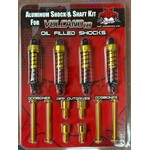 Redcat Racing E18MST-S1 Redcat Aluminum Kit for Volcano-18 includes M608 Aluminum Dogbones Qty 4; M602 Aluminum Shocks Qty 4; M613 Aluminum Diff Outdrives Qty 4