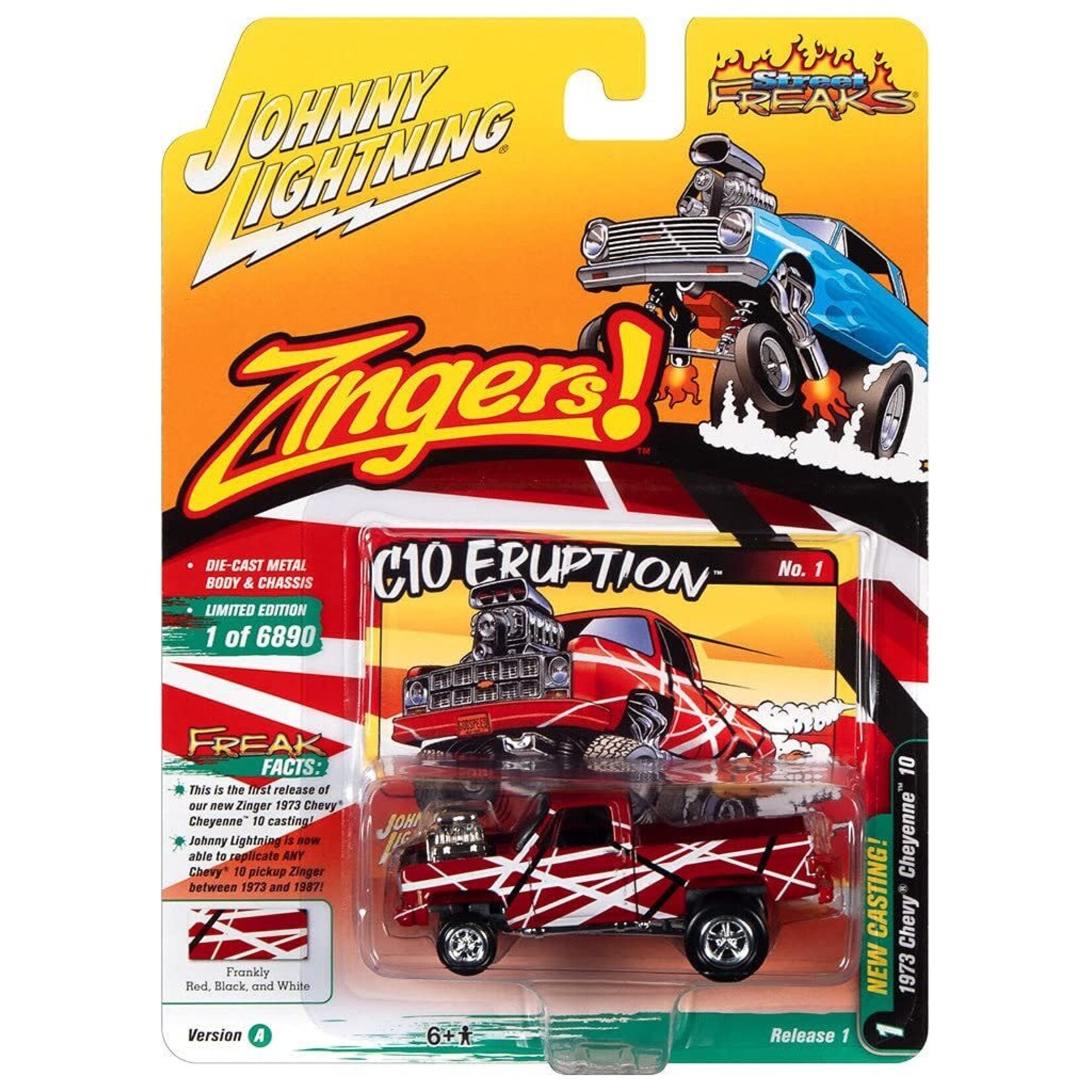 Johnny Lightning Johnny Lightning 1973 Chevy Cheyenne 10 C10 Eruption Version Zingers