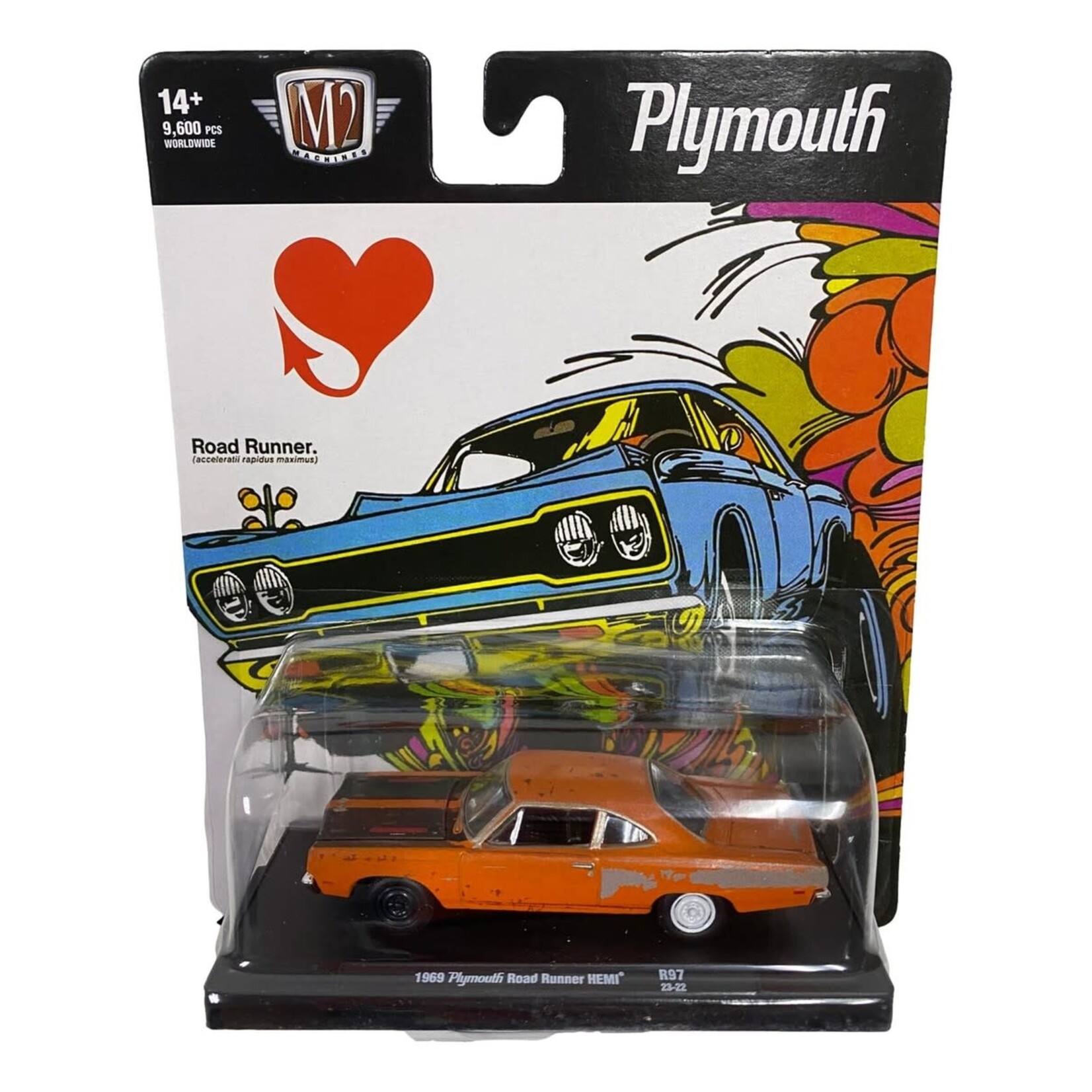 M2 Machines M2-R97-23-22 M2 Machines 1969 Plymouth Road Runner Hemi Auto-Drivers