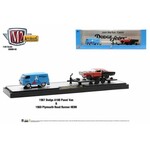 M2 Machines M2-36000-R63-23-03 M2 Machines  1967 Dodge A100 Van 1969 Plymouth Roadrunner Auto-Haulers