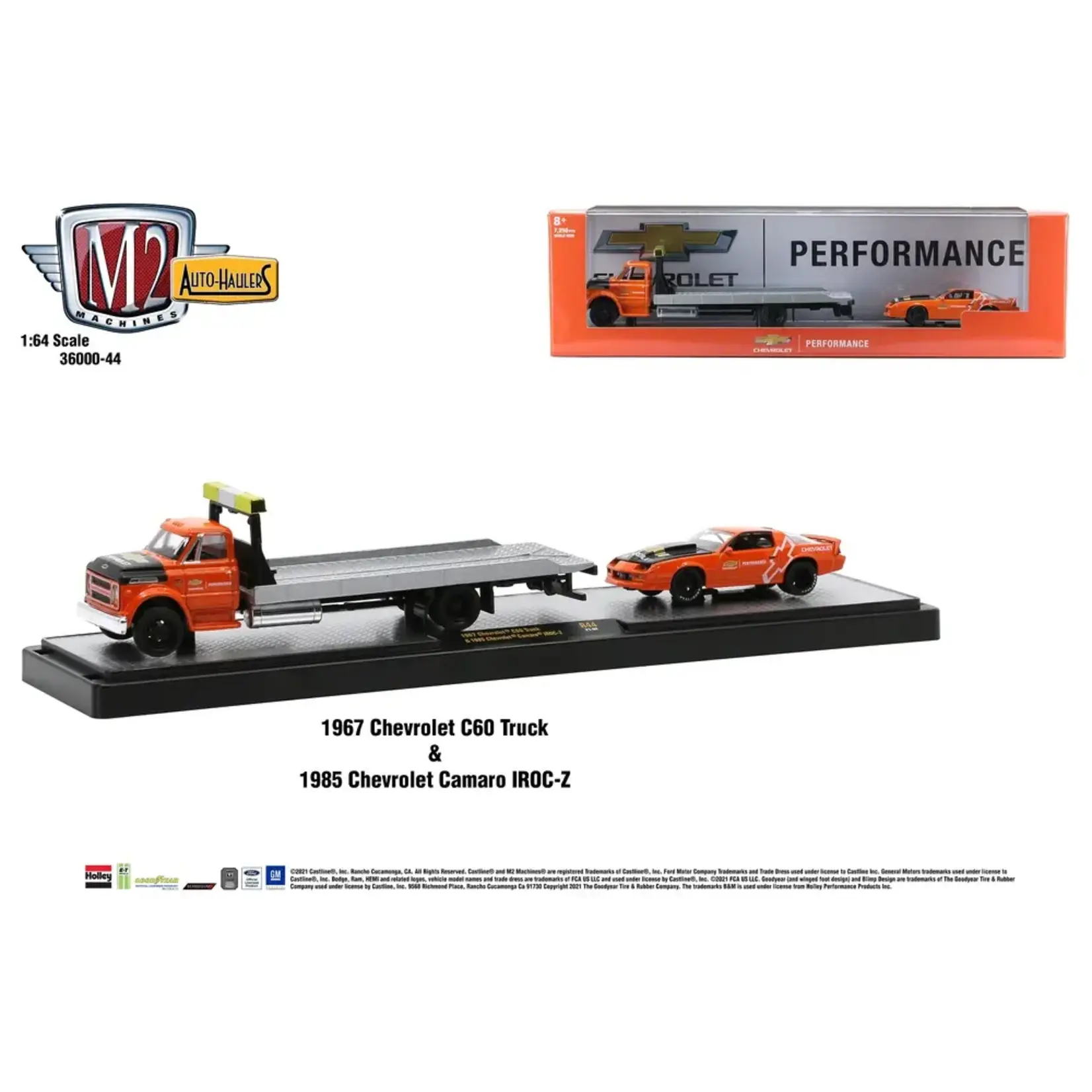 M2 Machines M2-36000-R44-21-02 M2 Machines 1967 Chevrolet C60 Truck 1985 Camaro Auto-Haulers