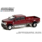 Greenlight GLT46070-F Greenlight 2019 Ford F-350 Dually Ruby Red & Stone Silver Drivers Series 7