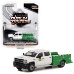 Greenlight GLT46100-C Greenlight 2018 Chevy Silverado 3500 Dually Service Bed Waste Management Dually Drivers Series 10