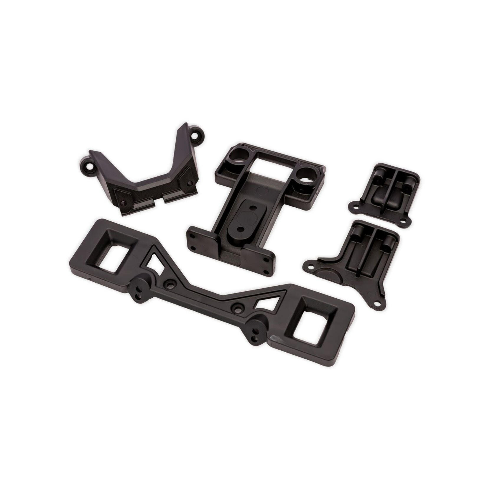 TRA3731X-BLK Traxxas Rustler 2WD Front & Rear Clipless Body Latches  Fits Magnum 272 272R