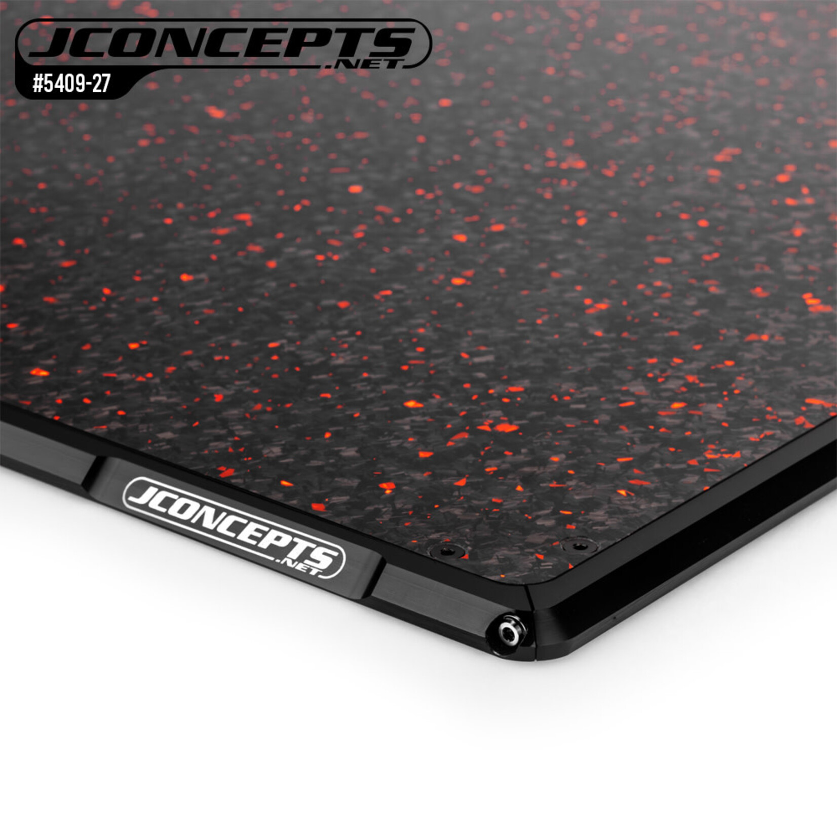 JConcepts JCO5409-27 Jconcepts Aluminum/Forged Red Flake Carbon Setup Board