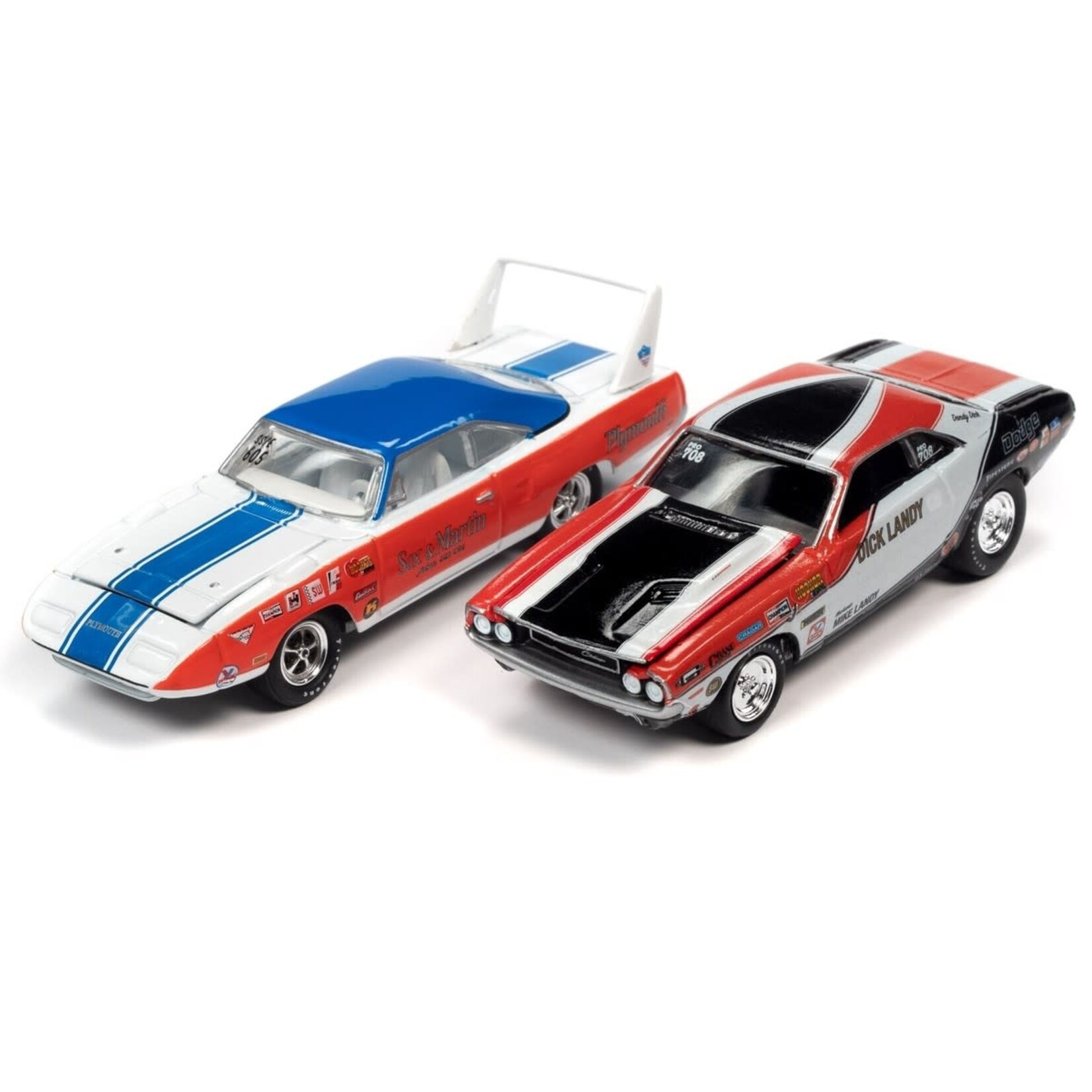 Johnny Lightning JLPK011A Johnny Lightning LEGENDS 1970 Dodge Challenger / Plymouth Superbird RARE