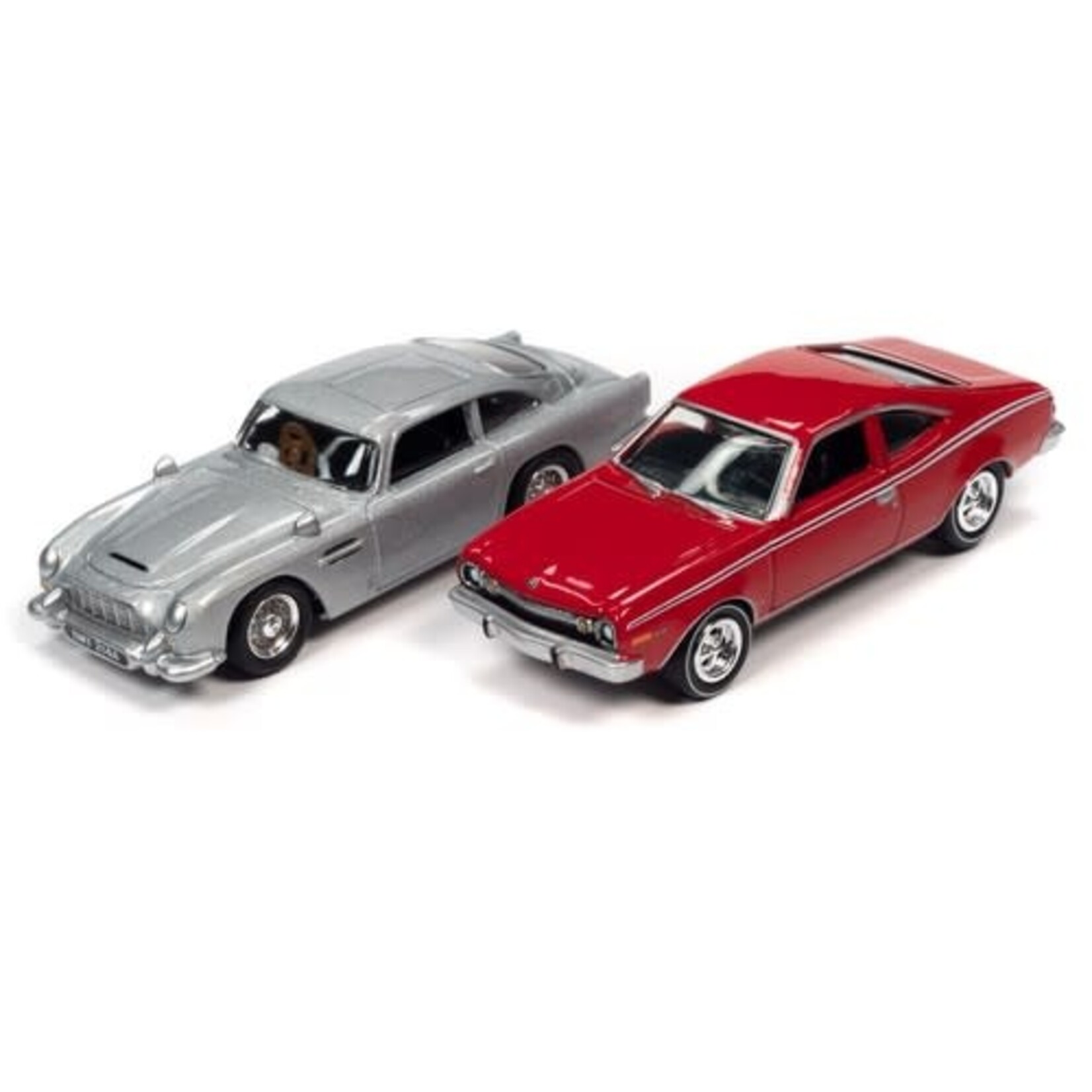 Johnny Lightning JLPK011B Johnny Lightning  1974 AMC HORNET and 1964 ASTON MARTIN DB56
