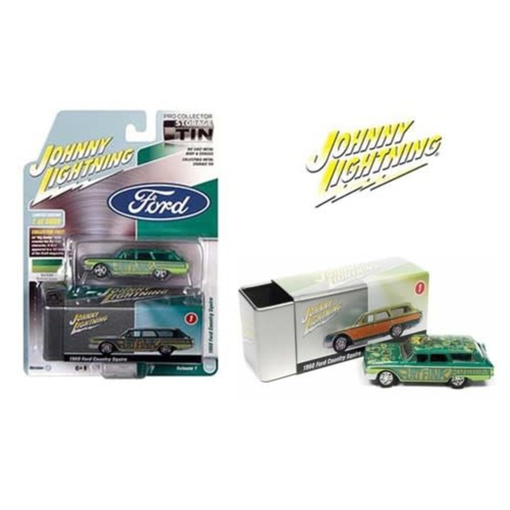 Johnny Lightning JLCT006-B1 Johnny Lightning 1960 Ford Country Squire " Rat Fink Customs "