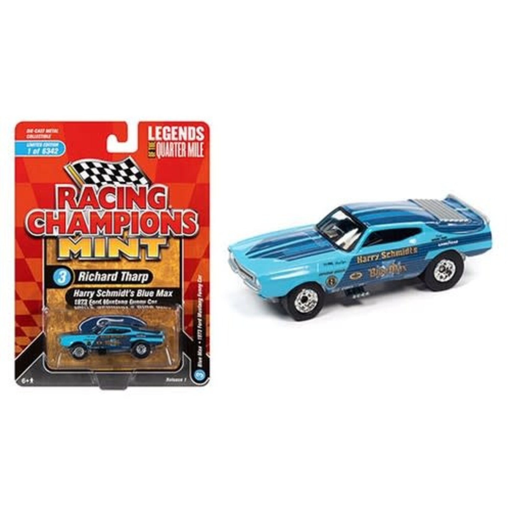 Racing Champions RC014-3 Racing Champions 1973 Richard Tharp Harry Schmidt's Blue Max Funny Car 1/64