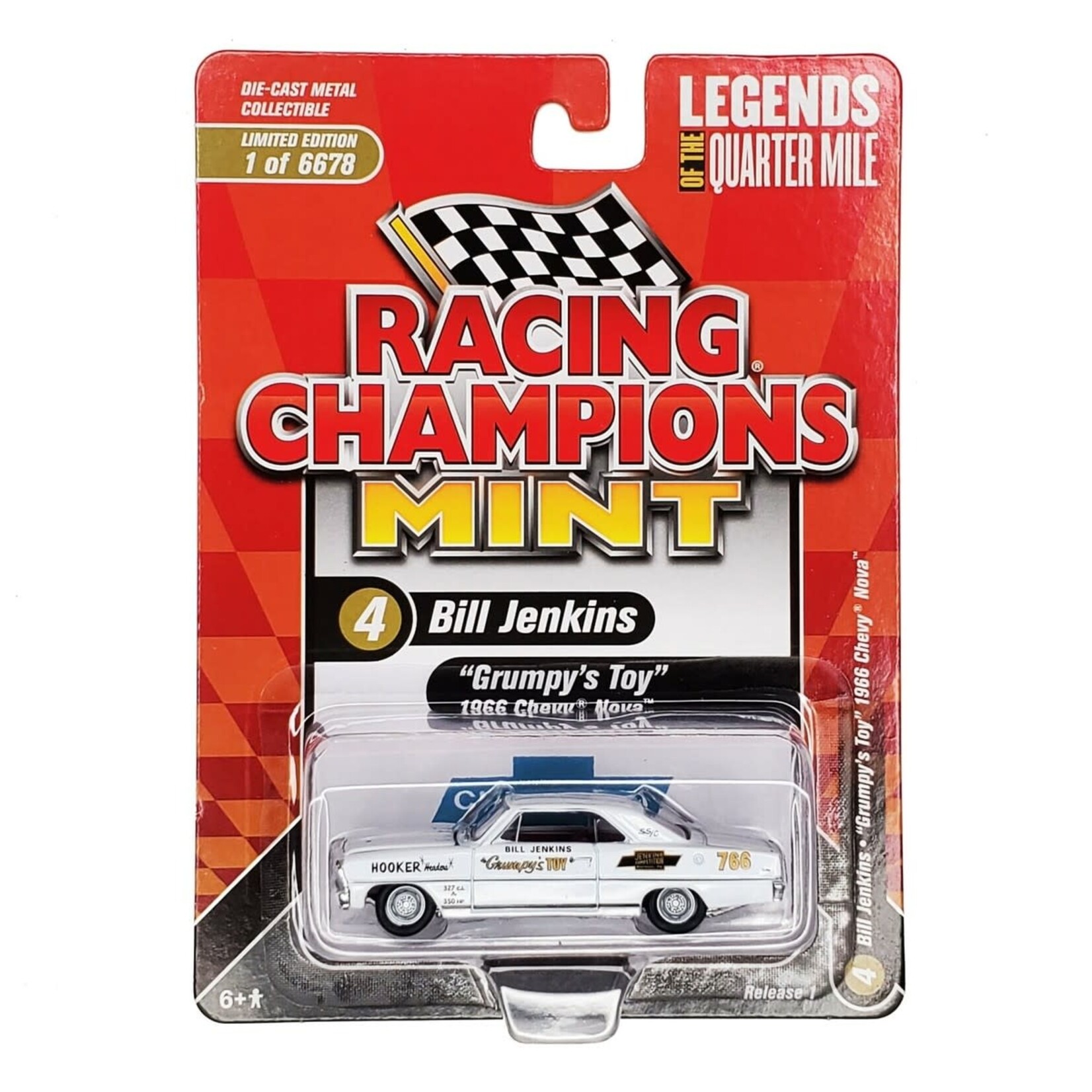 Racing Champions RC014-4 Racing Champions Bill Jenkins '66 Chevy Nova Grumpy's Toy