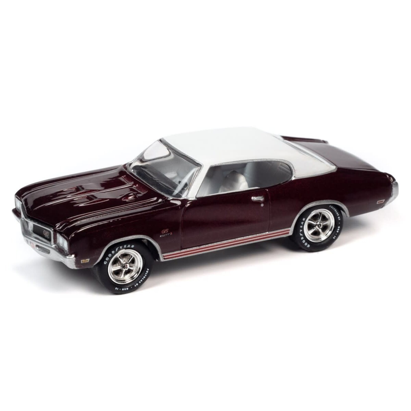 Johnny Lightning JLCM025-B2 Johnny Lightning 1970 Buick GS Stage 1 Burgundy Mist