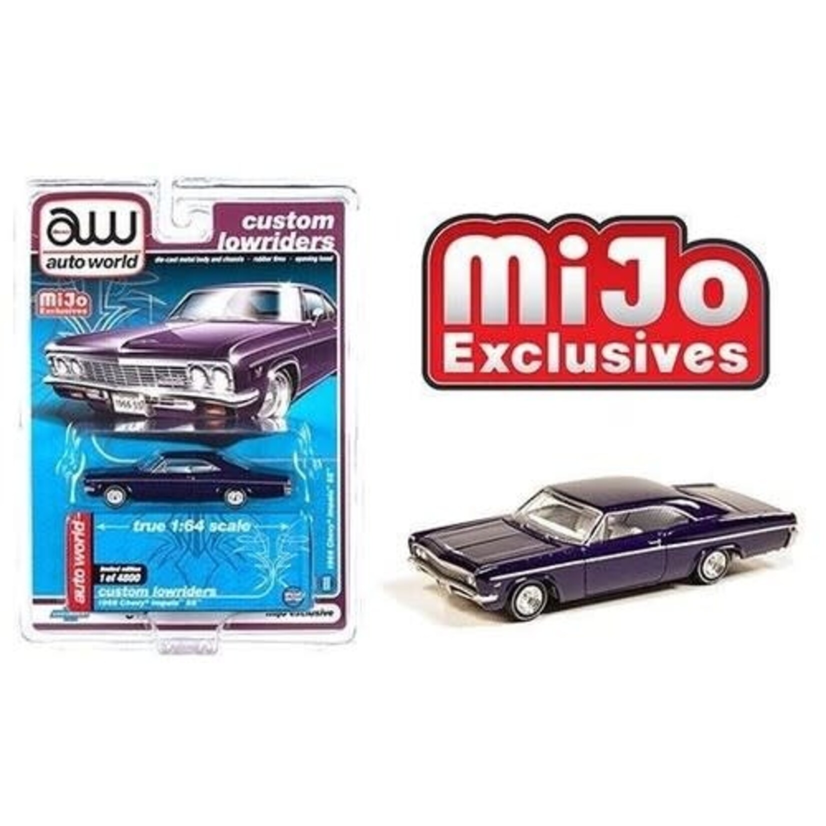Auto World CP7658 Auto World 1966 Chevy Impala SS Custom Lowrider MIJO Exclusive