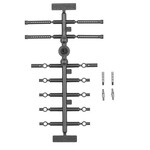 Team Associated ASC21640 Associated RC28R Turnbuckle And Damper Tube Set