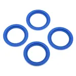 JConcepts JCO2651-1 JConcepts Tribute Monster Truck Wheel Mock Beadlock Rings (Blue) (4)