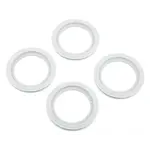 JConcepts JCO2651-3 JConcepts Tribute Monster Truck Wheel Mock Beadlock Rings (White) (4)