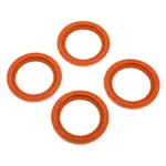 JConcepts JCO2651-6 JConcepts Tribute Monster Truck Wheel Mock Beadlock Rings (Orange) (4)