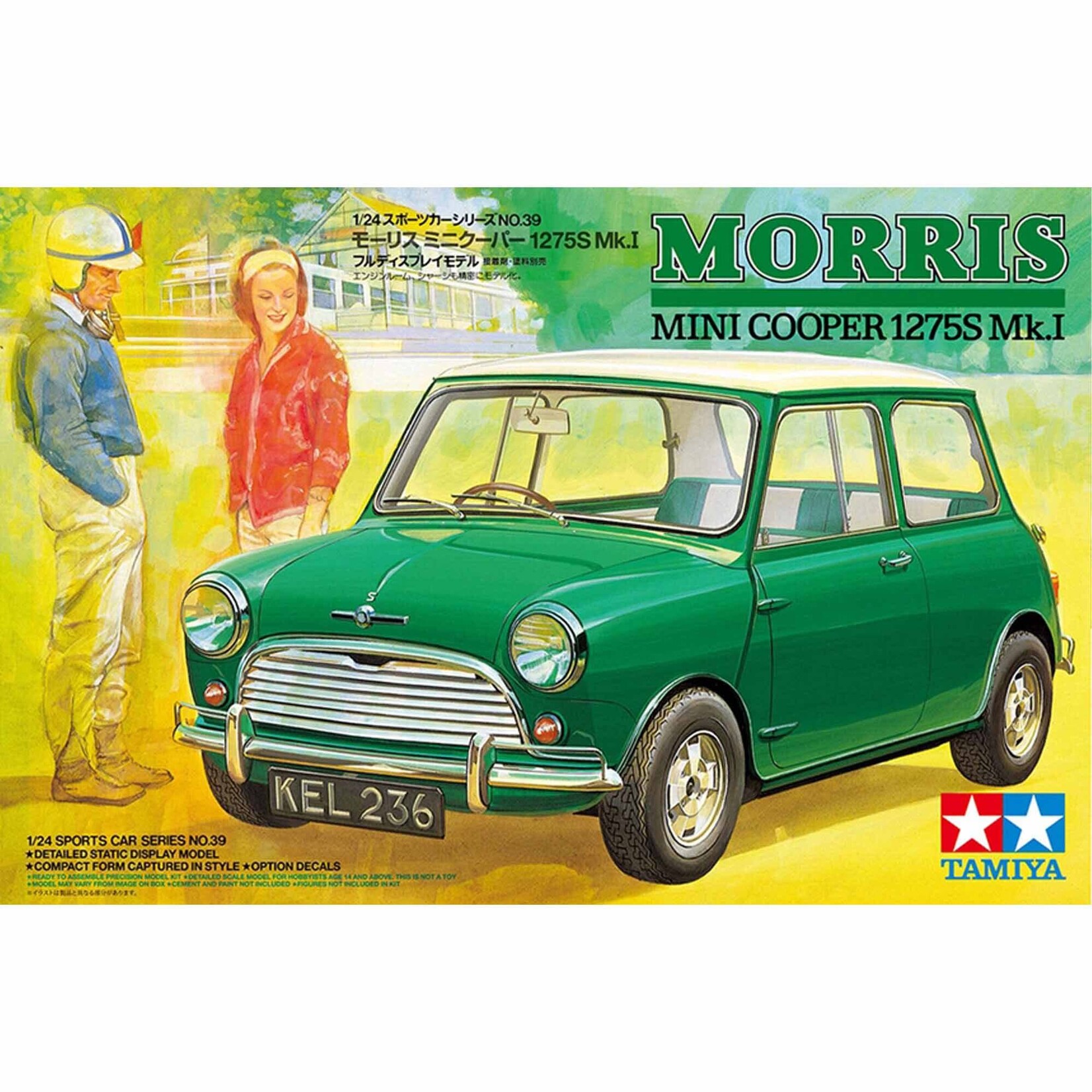 Tamiya TAM24039 Tamiya 1/24 Morris Mini Cooper 1275S Mk.I RE-RELEASE