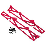 STRC SPT320199R STRC Arrma Aluminum TVP Chassis Side Plates w/Hardware (2)(Red)