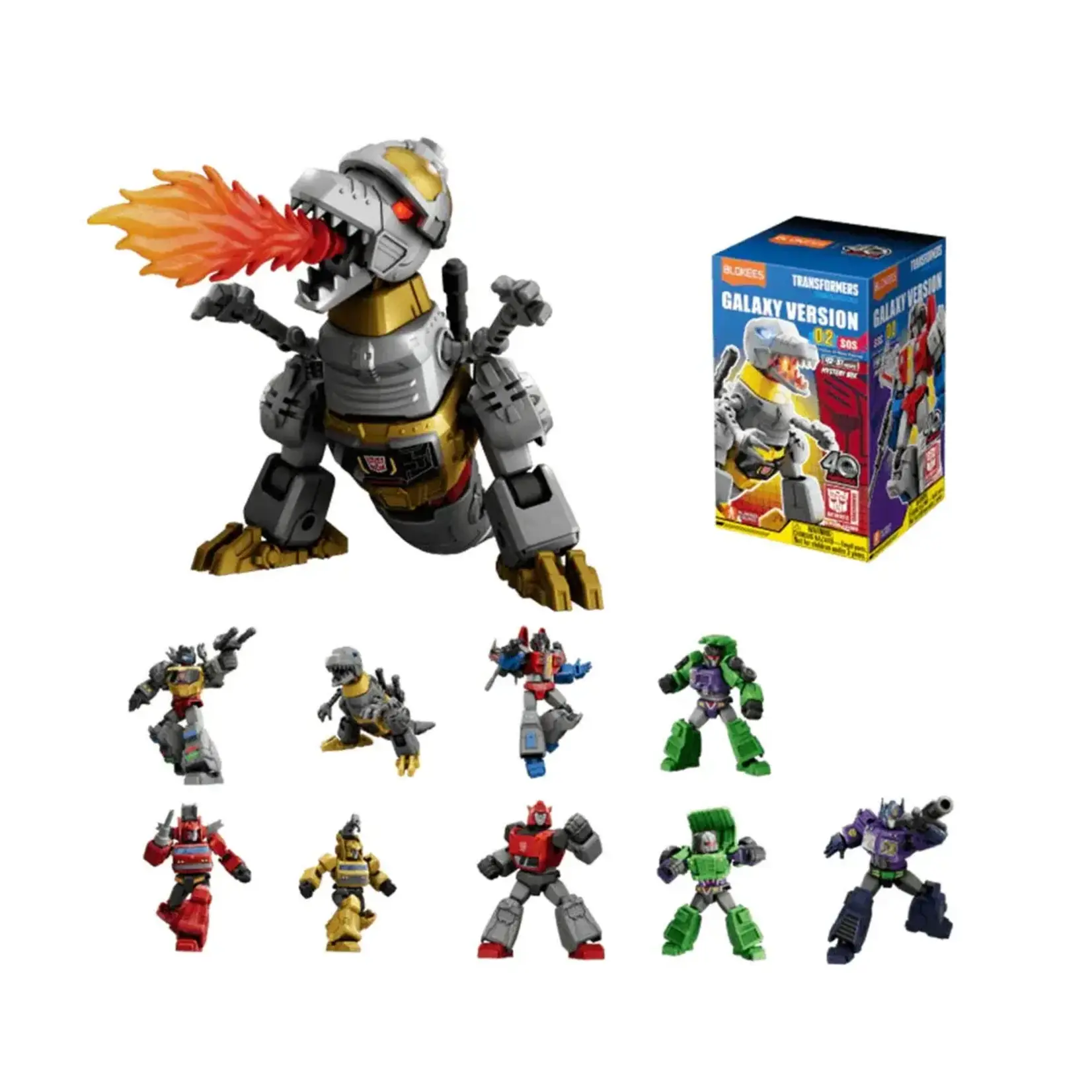 Blokees BKE71102 Blokees Transformers Galaxy Version 02 SOS Model Figures Assortment  (Chosen at Random)