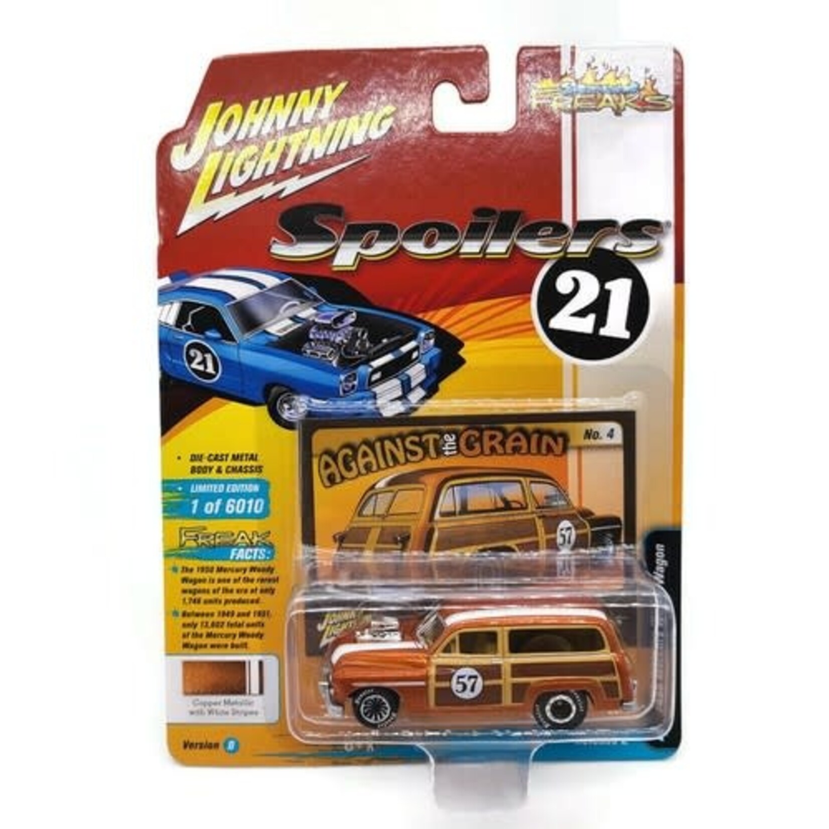 Johnny Lightning JLSF020B-4 Johnny Lightning 1950 Mercury Woody Wagon (Cooper Metallic)