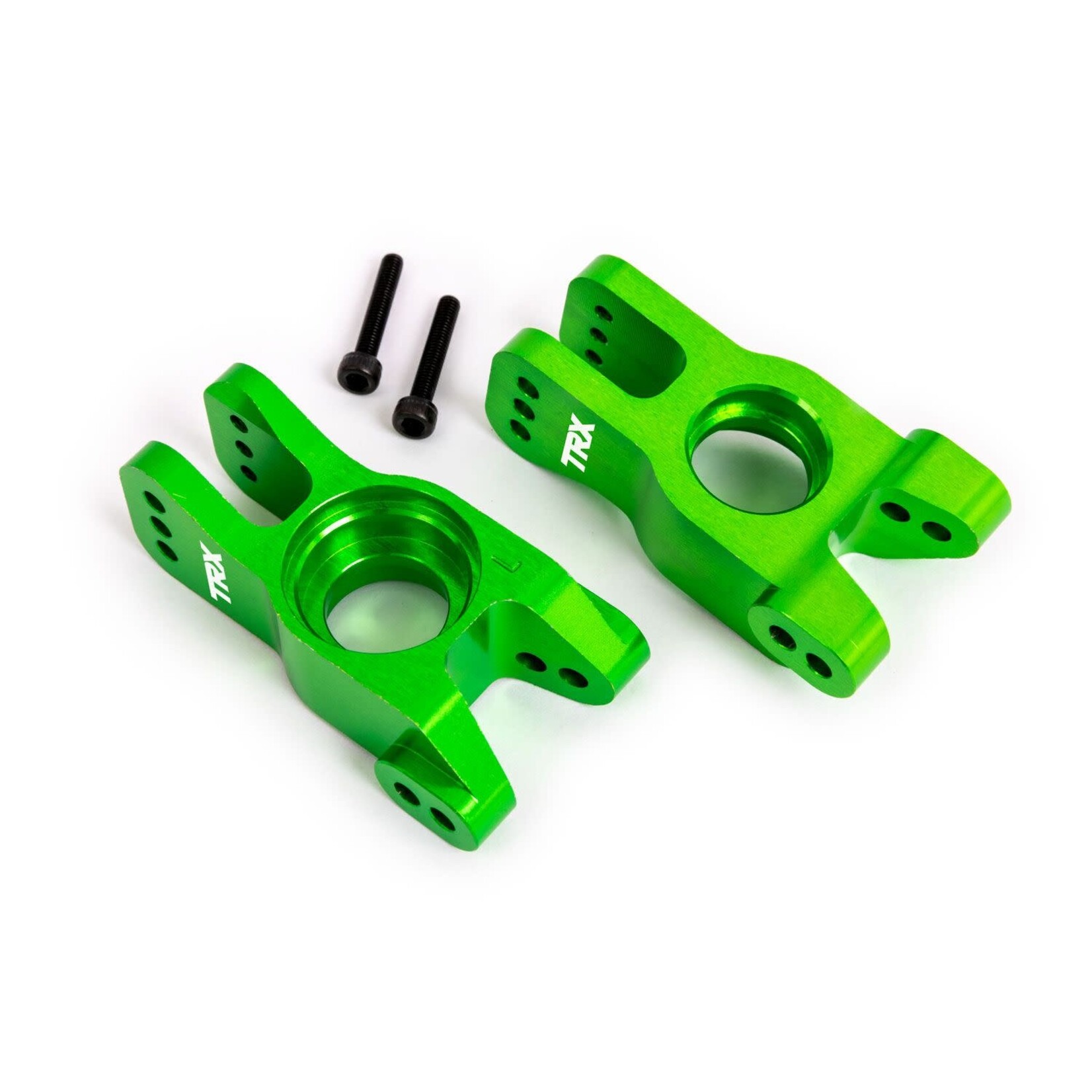 Traxxas TRA9552G Traxxas Sledge Aluminum Rear Stub Axle Carriers Left & Right (Green) (2)