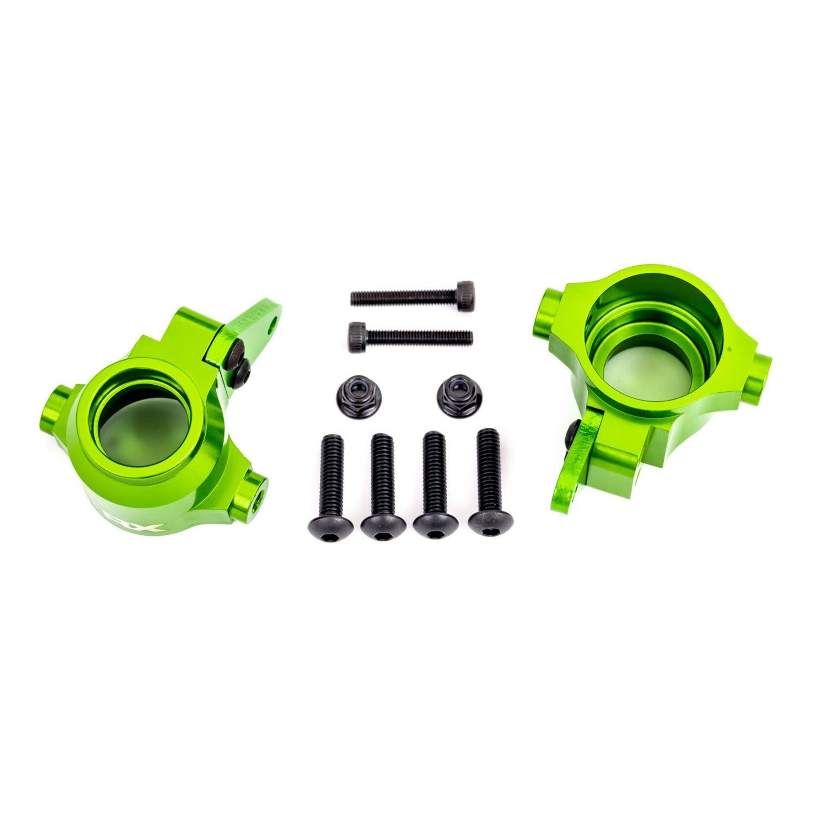 Traxxas TRA9635G Traxxas Sledge Aluminum Steering Blocks Left & Right (Green) (2)
