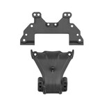 Team Associated ASC91247 Associated RB10 Retro Top Plate And Chassis Brace Gray