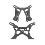 Team Associated ASC91235 Associated RB10 Retro Shock Tower Set, Gray