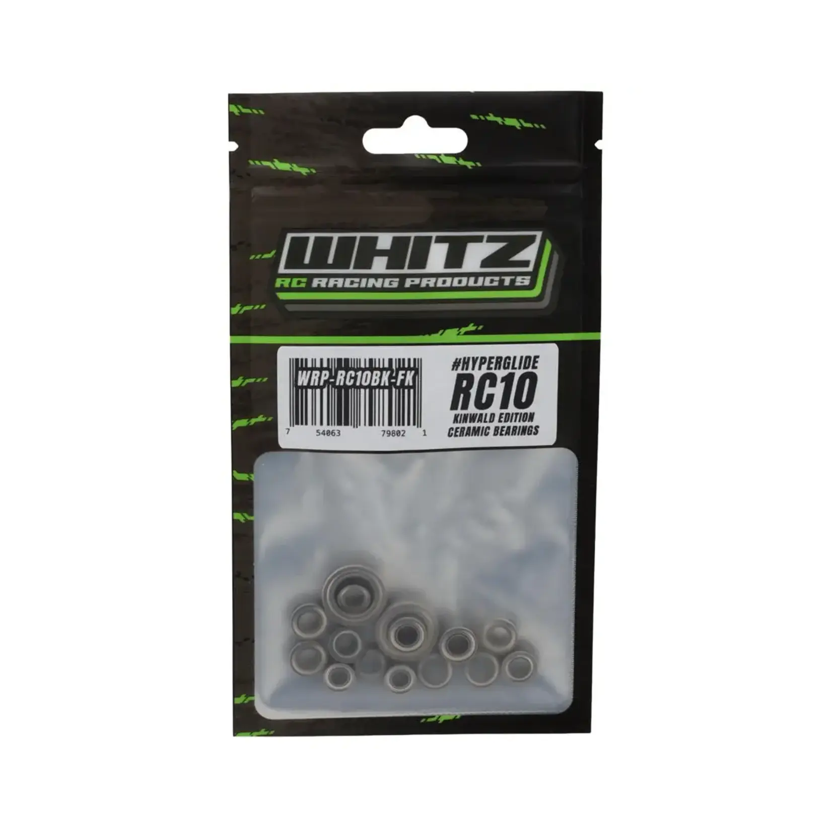 Whitz WRP-RC10BK-FK Whitz Team Associated RC10 Kinwald Edition HyperGlide Ceramic Ball Bearing Kit