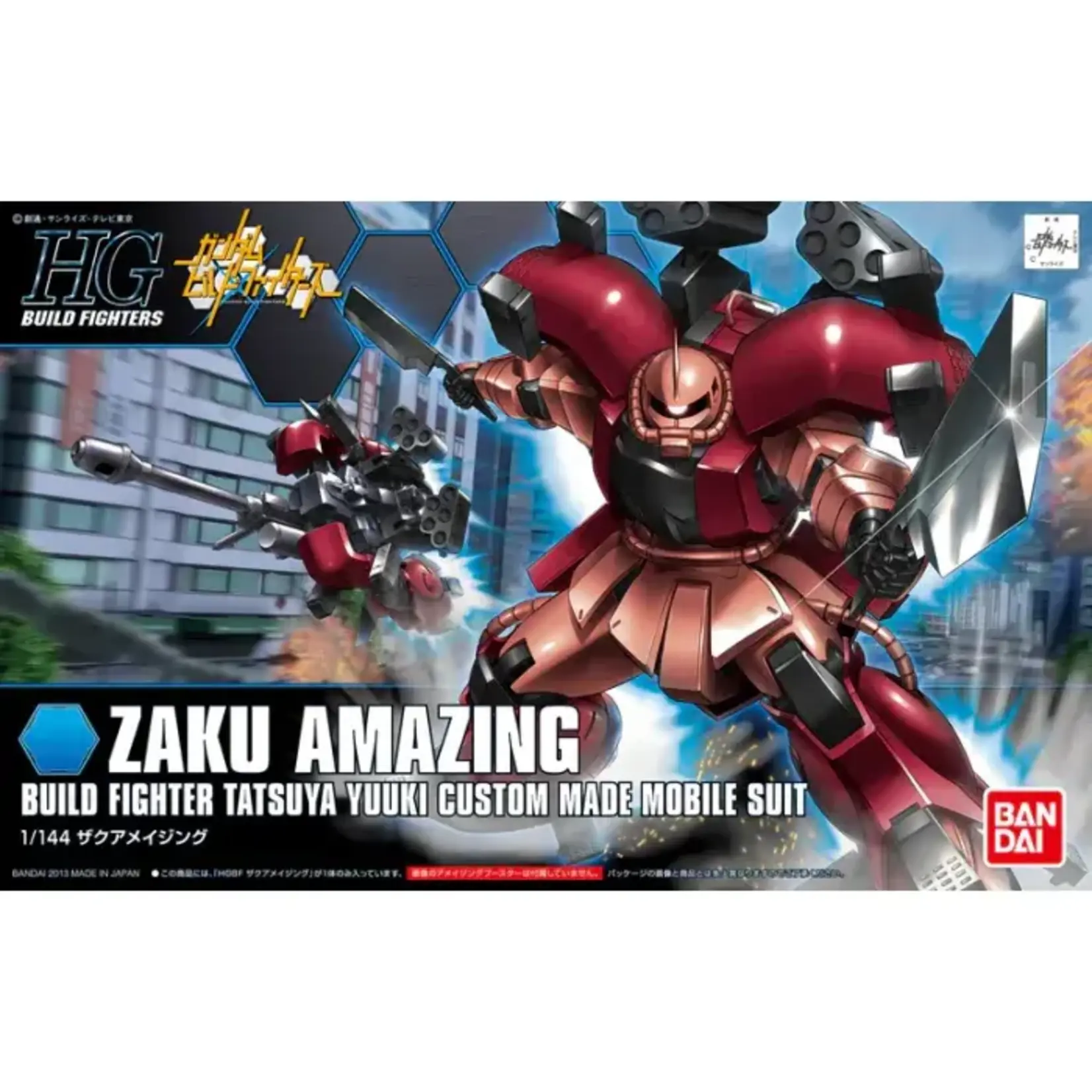 Bandai BAN2221154 Bandai HG #02 Zaku Amazing "Gundam Build Fighters" HGBF