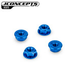 JConcepts JCO2075 Jconcepts 8/32 Locking Wheel Nut Blue