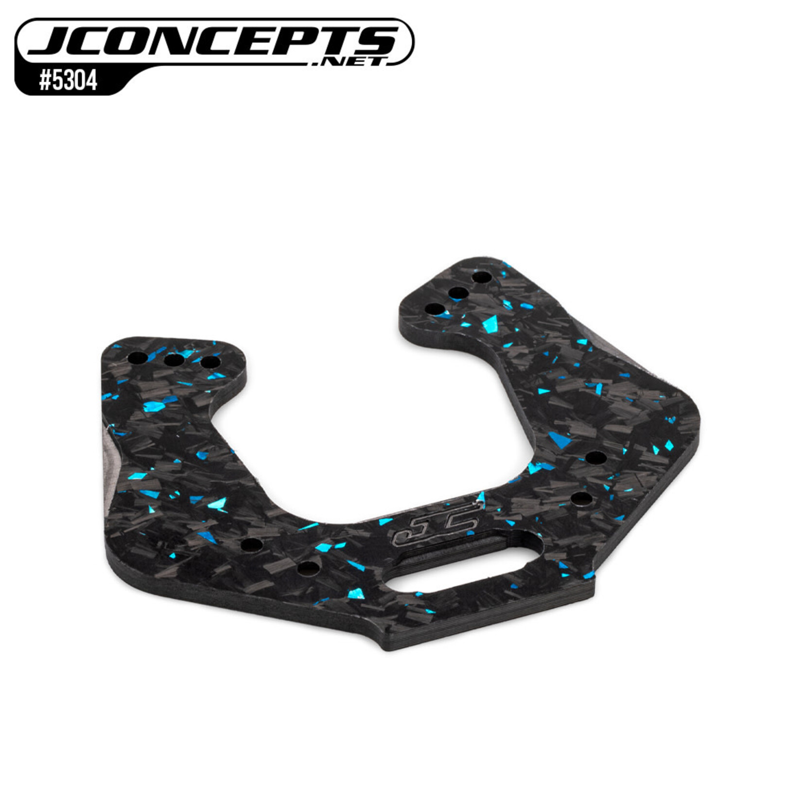 JConcepts JCO5304 JConcepts RC10 '89 Masami Stealth Forged Carbon Front Shock Tower (Blue) (Short)