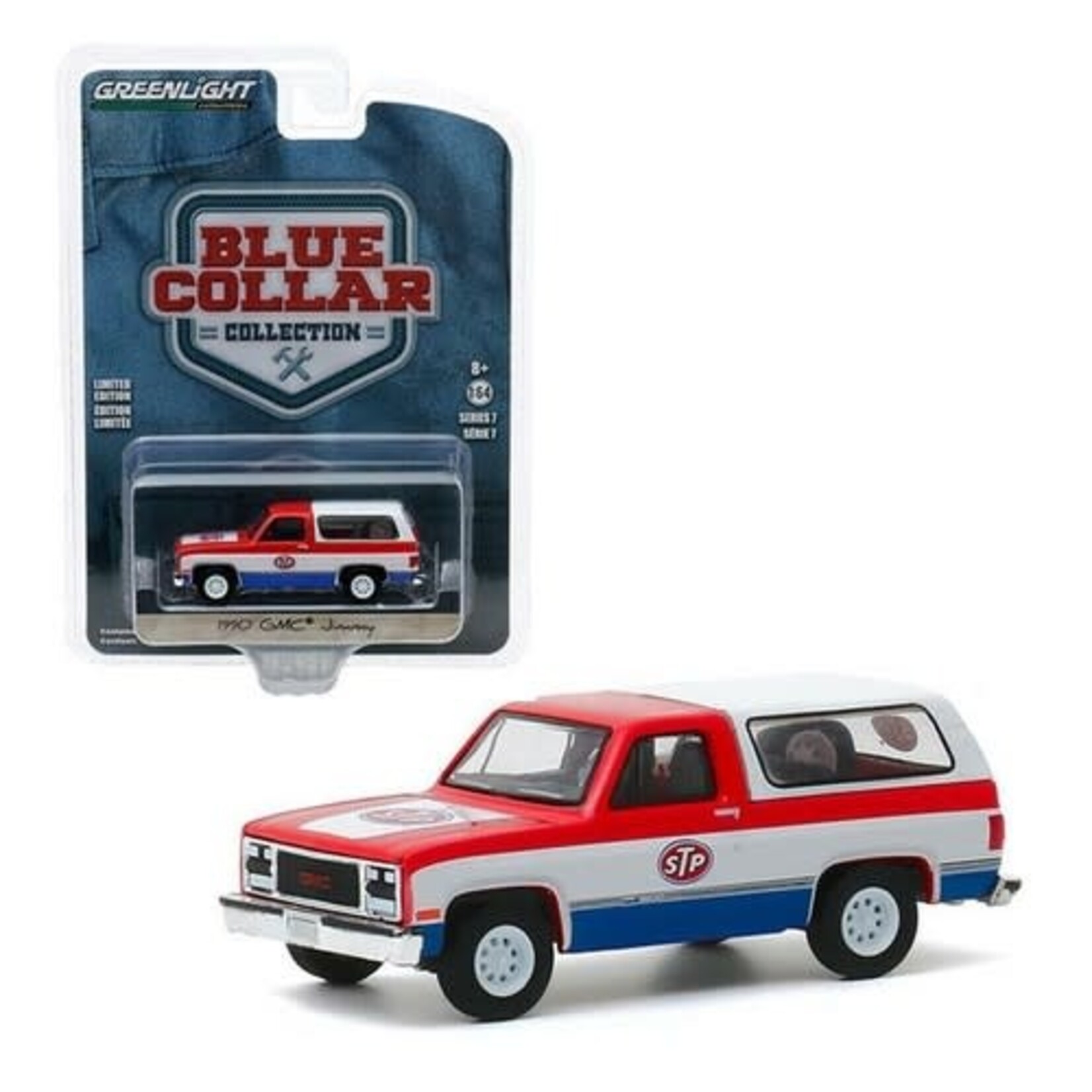Greenlight GLT35160-D Greenlight 1900 GMC Jimmy STP Blue Collar Collection